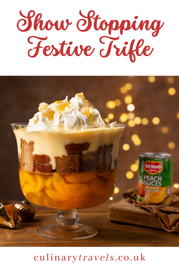 Spiced Peach, Gingerbread & Mascarpone Trifle